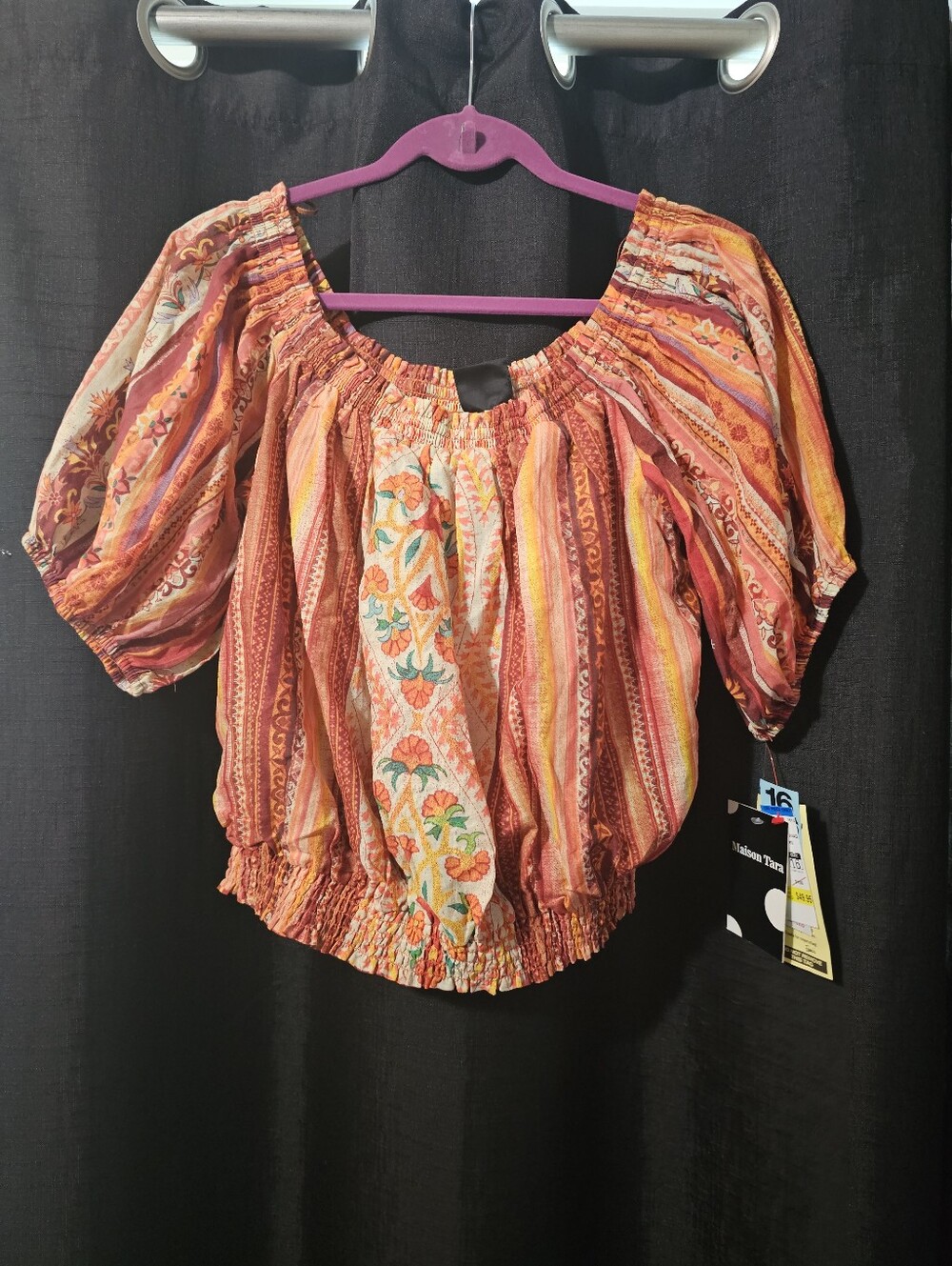 Maison Tara 2 Piece Top / Skirt Sz 16 - Picture 2 of 12